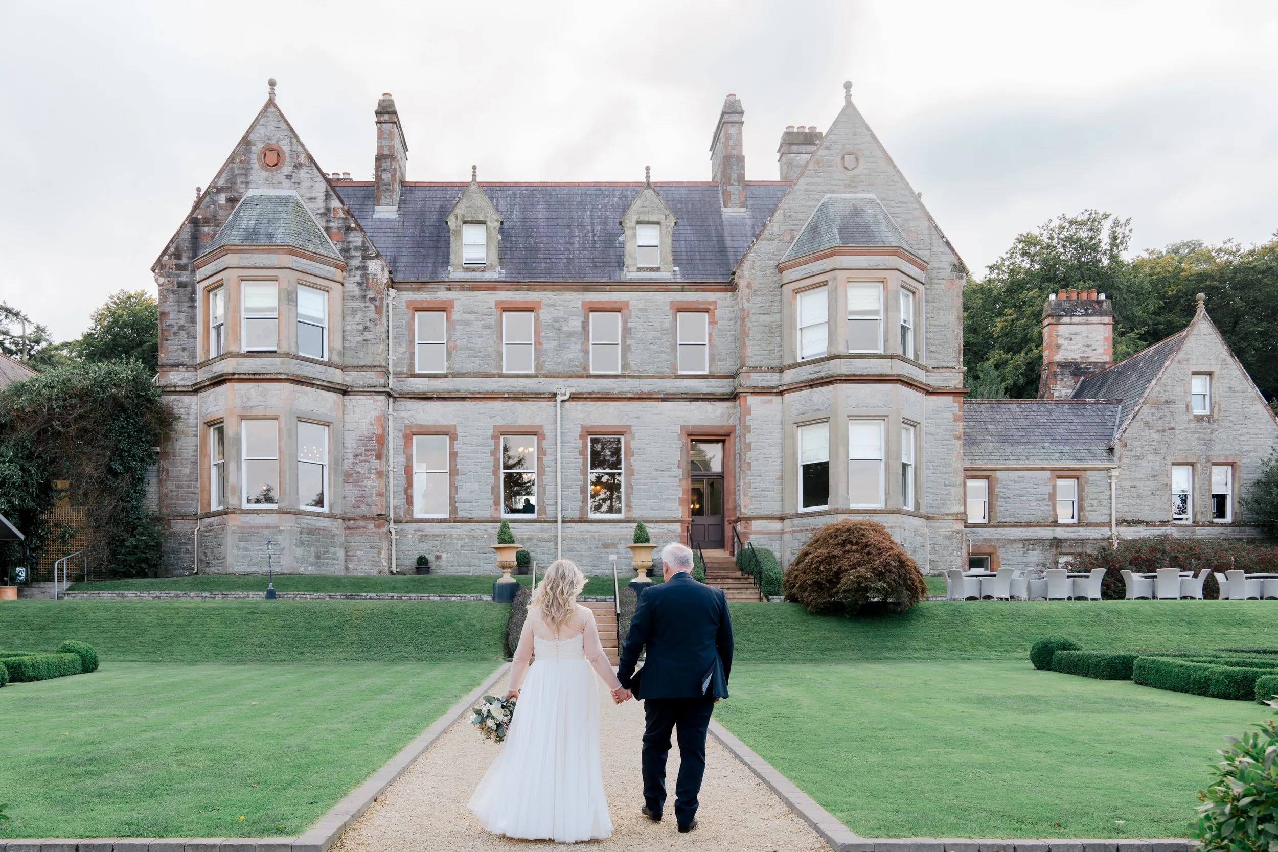 country house wedding venue Magheramorne estate NI