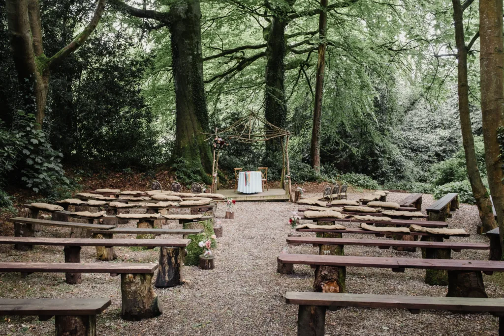 forest outdoor ceremony Co Antrim
