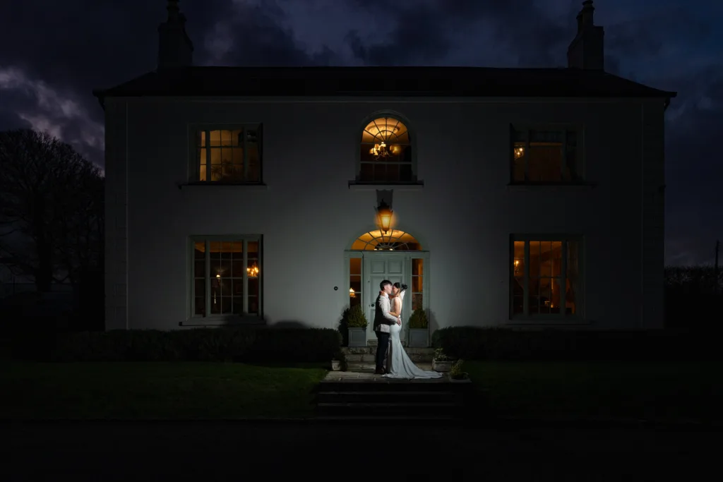 Irish wedding celebrant couple at hillmount house in County Antrim