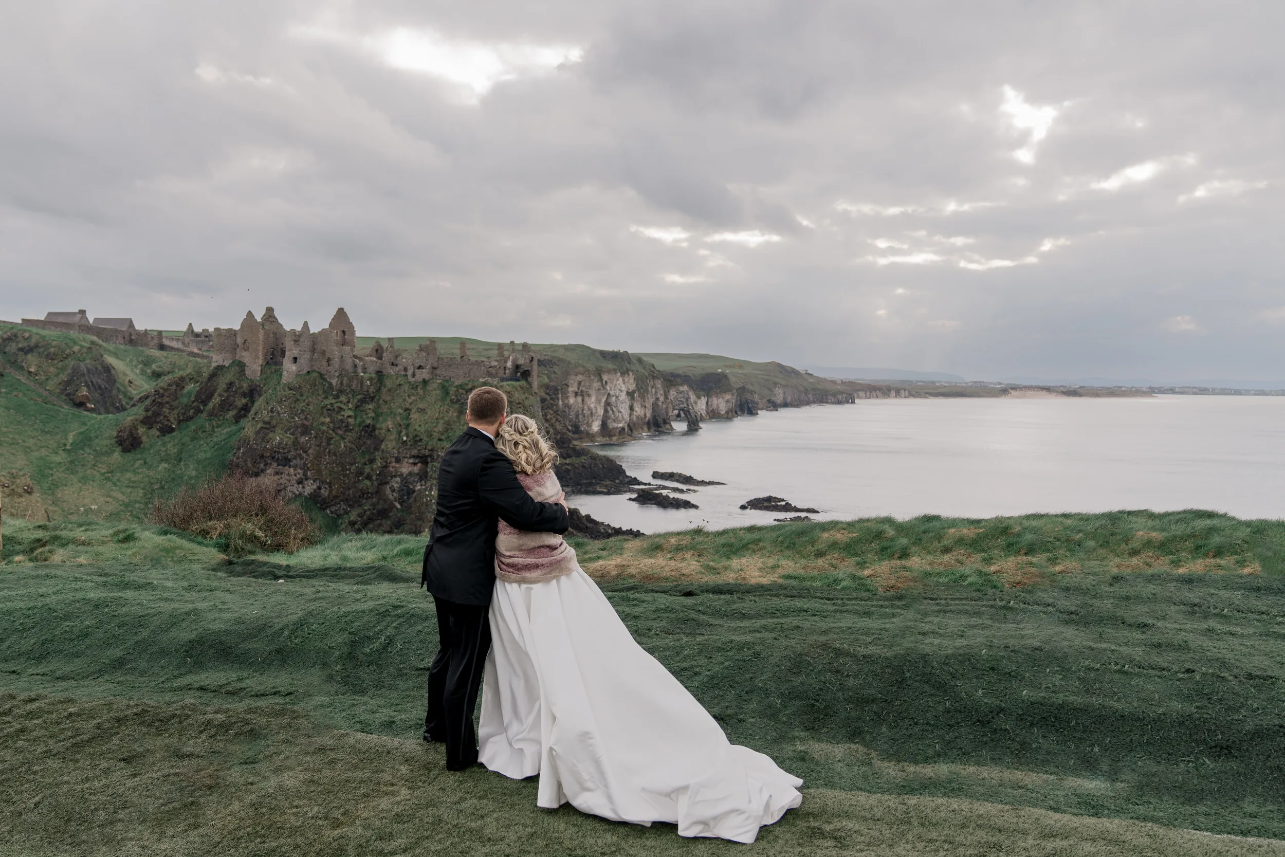 legal wedding ceremony at Irish castle dunluce