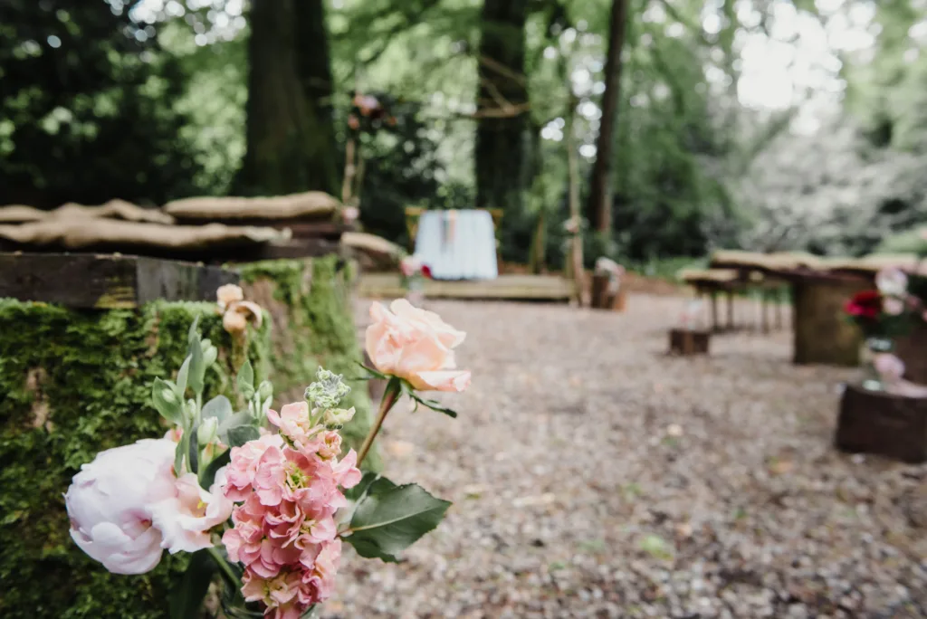 relaxed outdoor ceremony space in ni