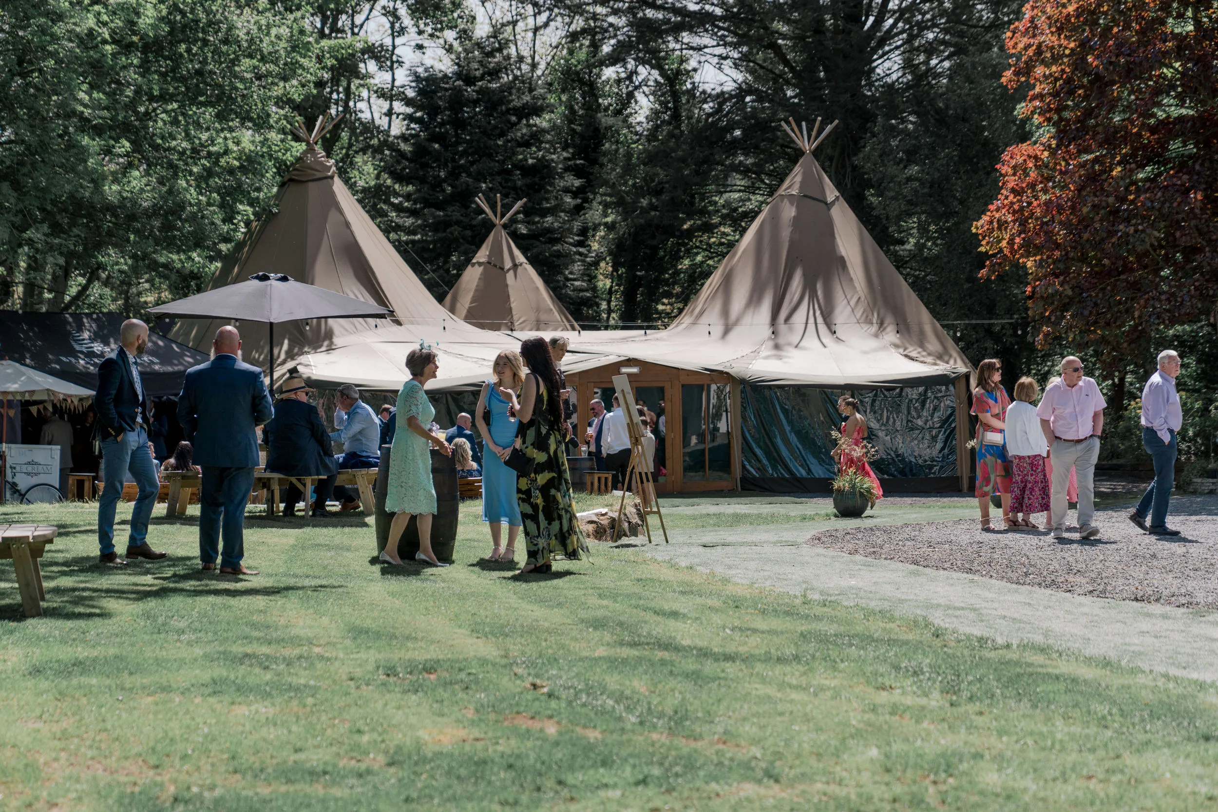 teepee wedding venue brackengarth outside Belfast